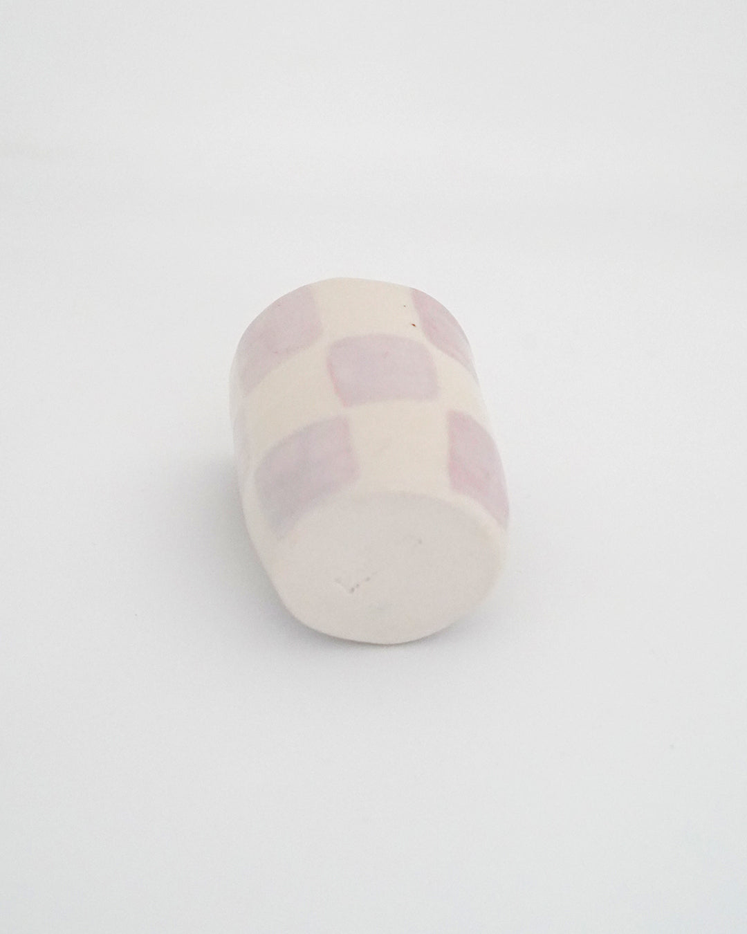 Lilac Check Cup