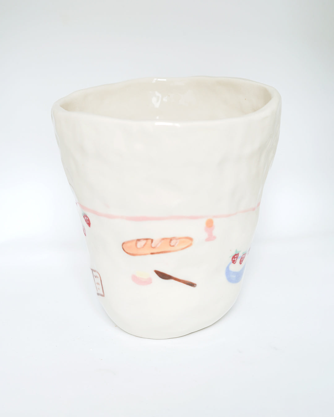 At The Breakfast Table Vase