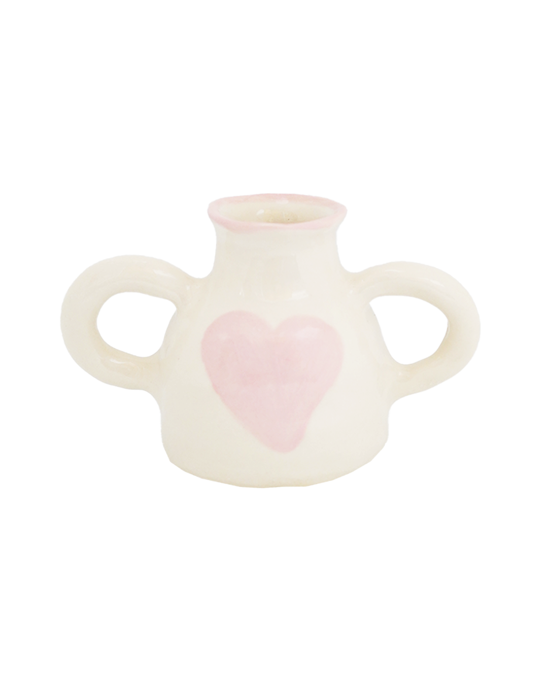 Blushing Heart Vase