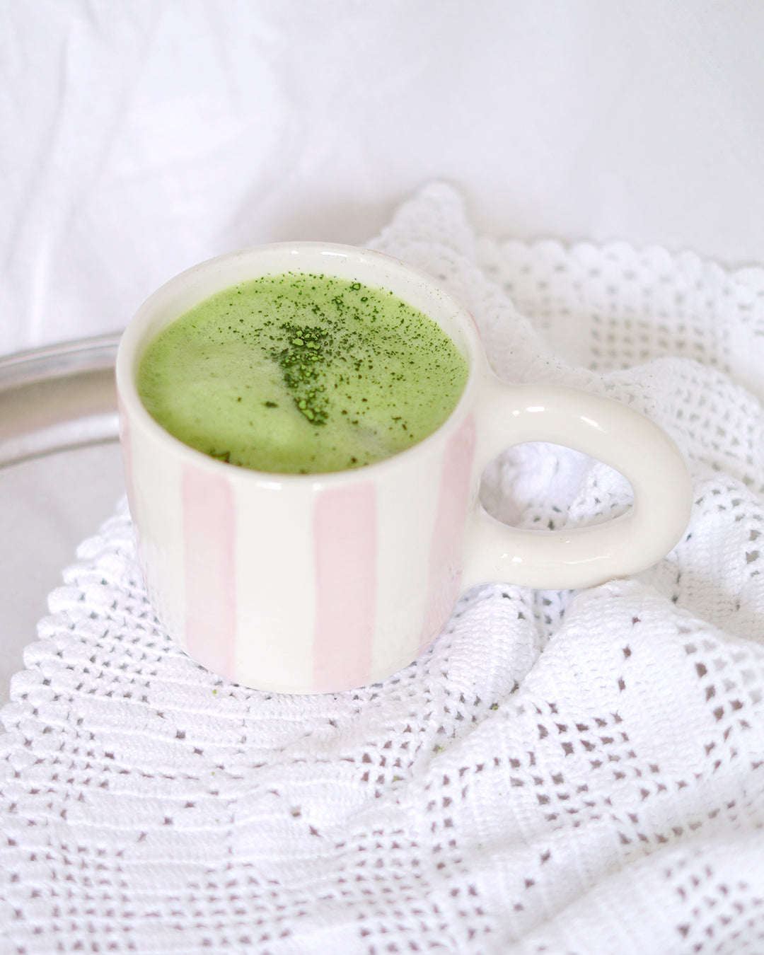 Candy Pink Stripe Mug