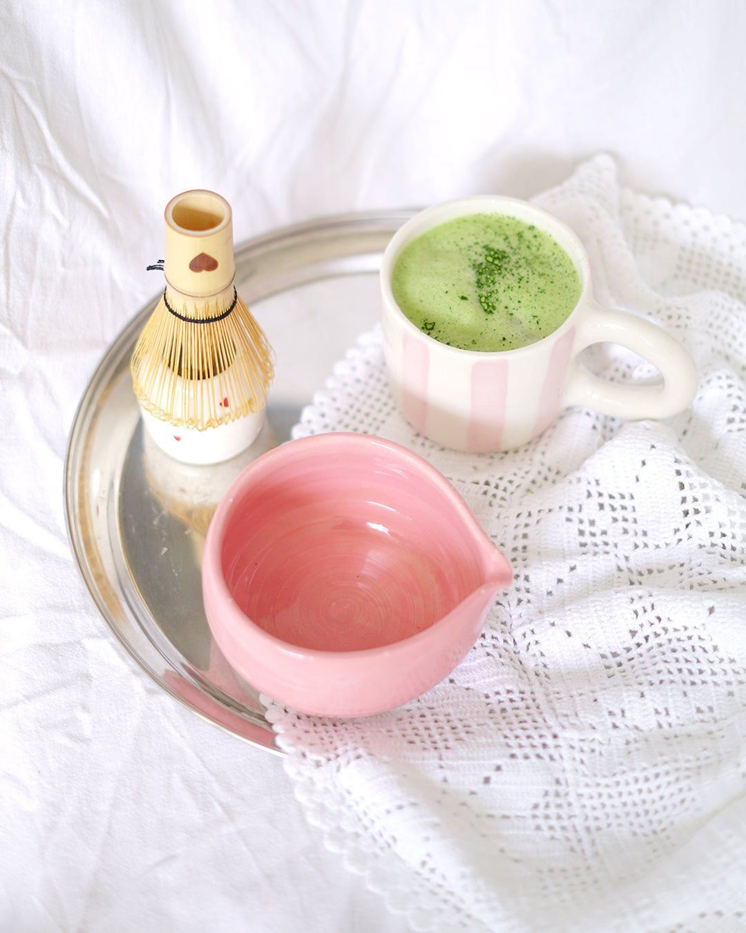 Petal Pink Matcha Bowl