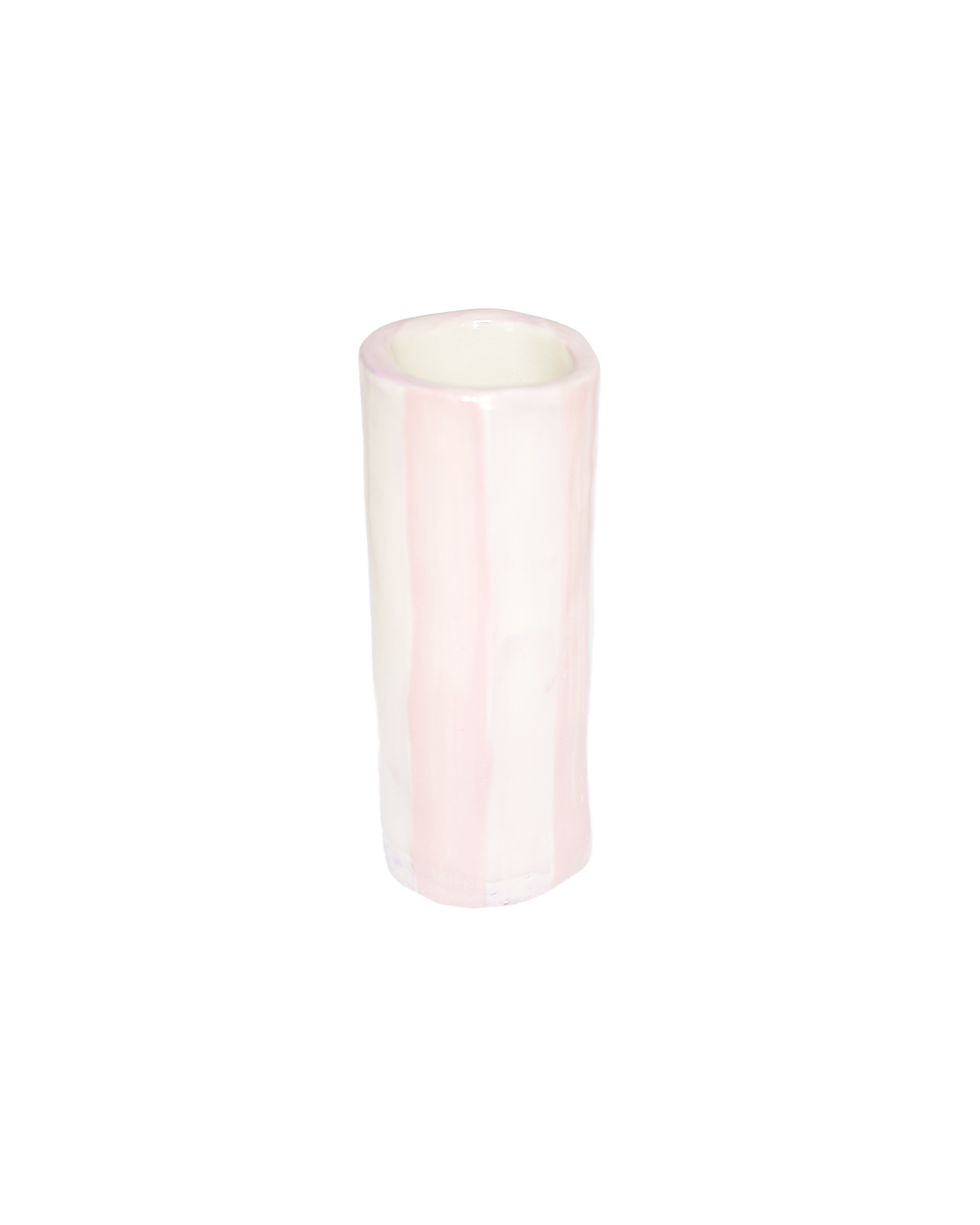 Pink Stripe Vase