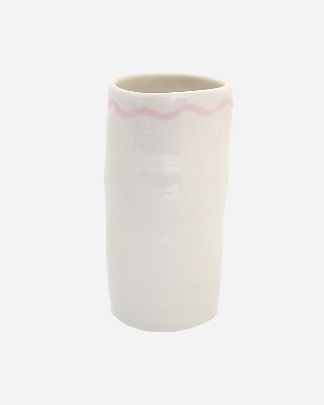 Squiggle Vase in Icing Sugar