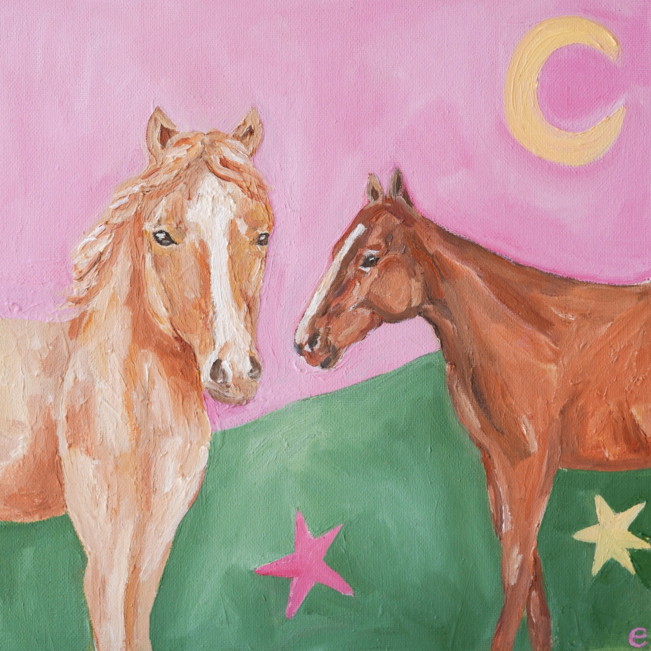 Stop To Pat The Horses