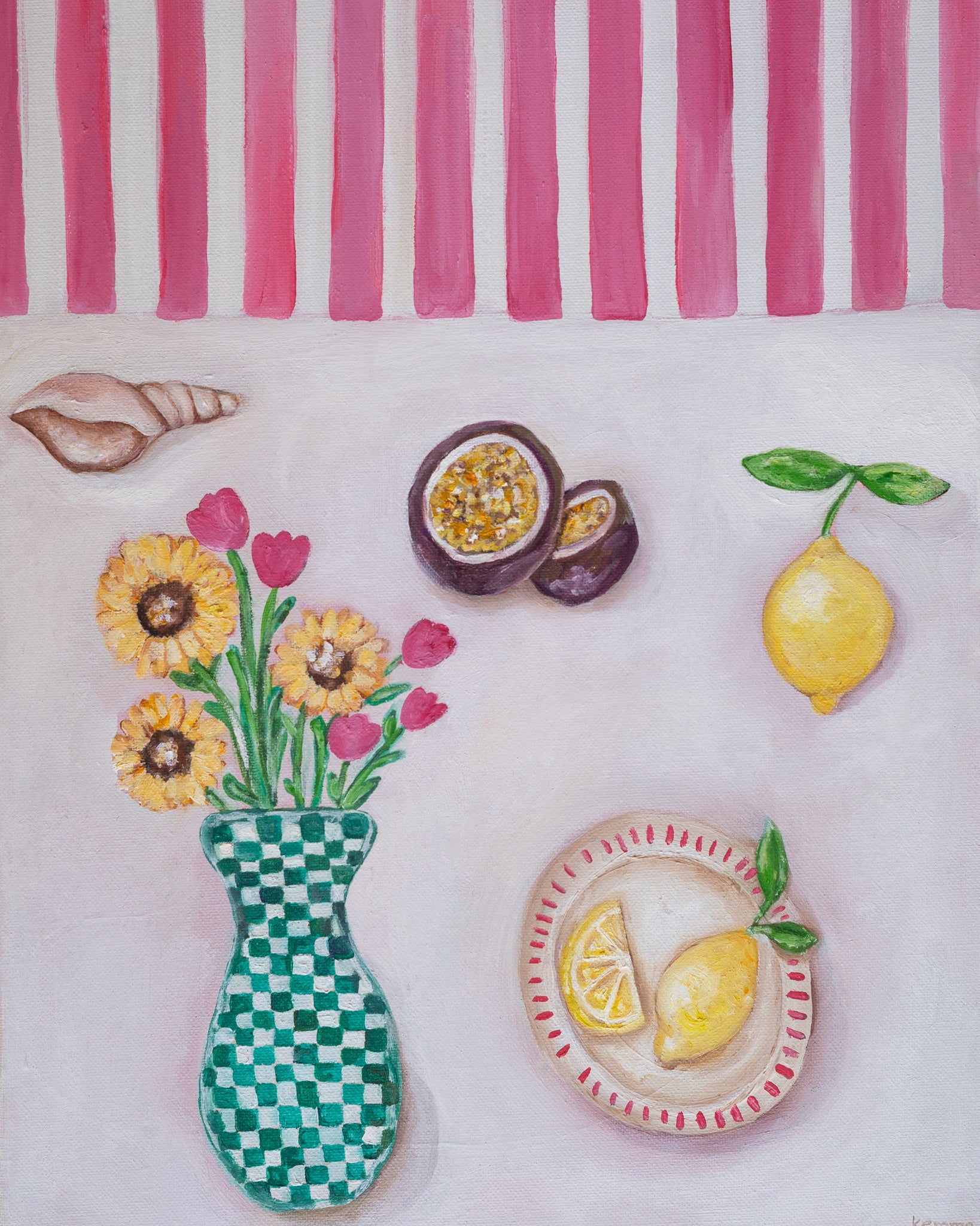 Passionfruit Season | Original Canvas