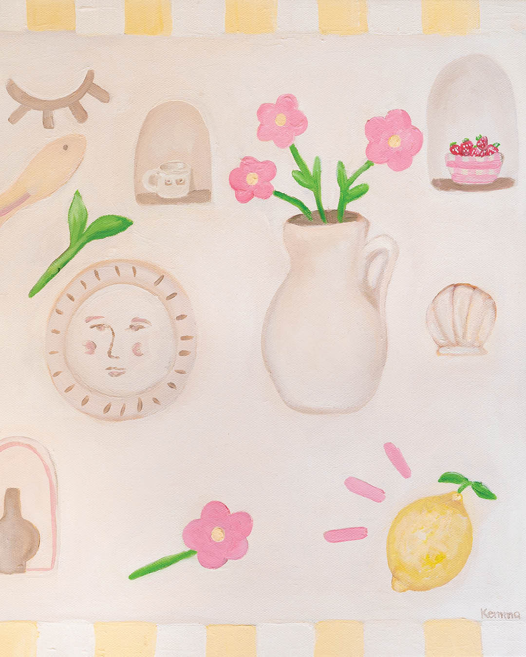 Summer House | Original Canvas